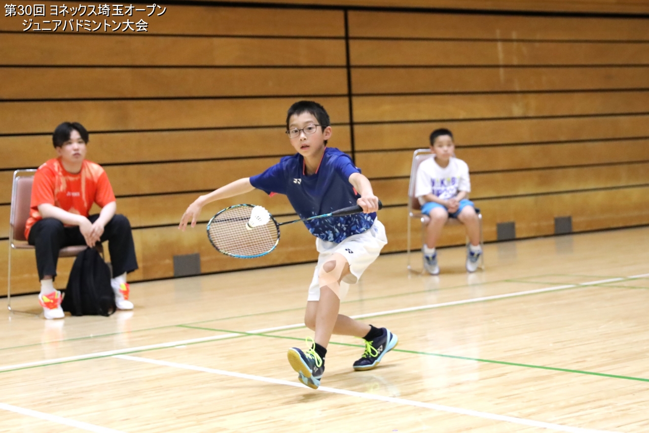 第30回 ヨネックス埼玉オープンジュニアバドミントン大会 決勝戦プレー写真